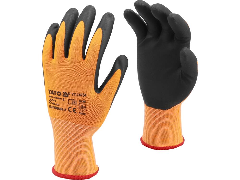 SAFETY GLO. TOUCHSCREEN FING. NITR S. 8 (YT-74754)
