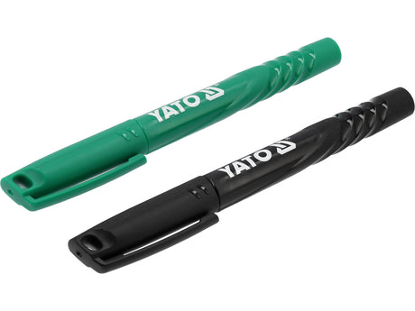 TECHNICAL MARKERS SET 2 PCS / BLACK-GREEN (YT-69300)