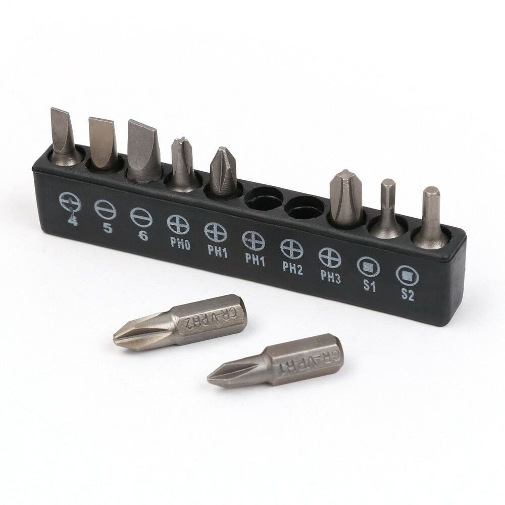 ADAPTER AND BIT SET 1/4" (6.3 MM) TO BITS AND SOCKETS 1/4" - 3/8" - 1/2" | 16 PCS. (SB16)