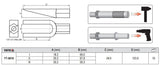 TIE ROD / BALL JOINT TOOL KIT (YT-0616)