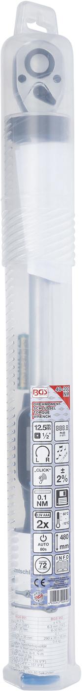 DIGITAL TORQUE WRENCH | 12.5 MM (1/2") | 40 - 200 NM (950)