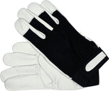 LEATHER ASSEMBLY GLOVES SIZE 9 BLACK (YT-746391)