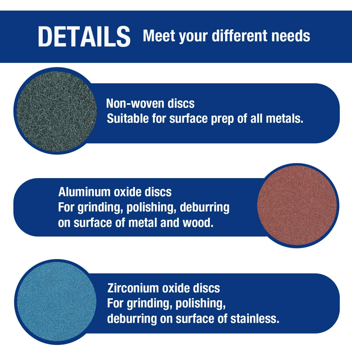 SANDING PADS / ABRASIVE BIT SET | Ø 50 MM | 101 PCS. (SD101Q)
