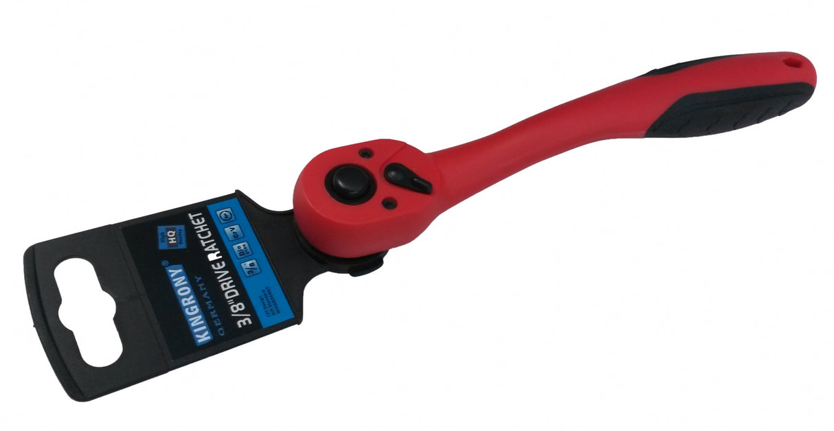 RATCHET COATED WITH RUBBER AND FIBERGLASS 3/8", 72 TEETH (KR380138)