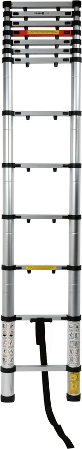 ALU TELESCOPIC LADDER 3,8M 13STEPS (17702)