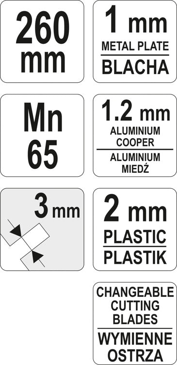 METAL SHEET NIBBLER (YT-19260)