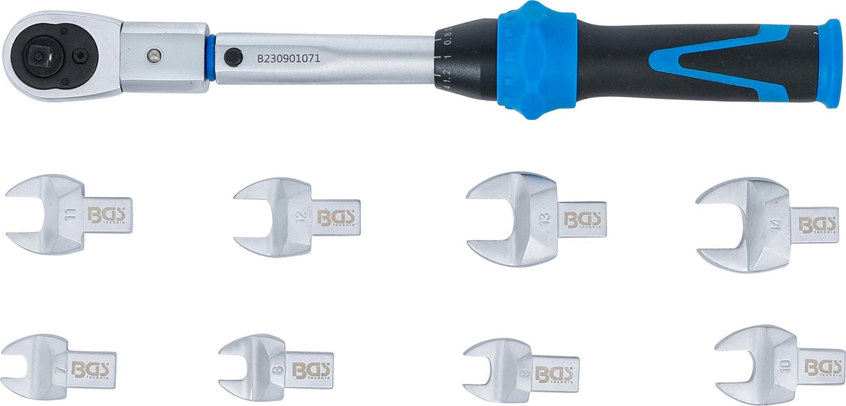 TORQUE WRENCH SET | FOR 9 X 12 MM INSERT TOOLS | 6 - 30 NM | 10 PCS. (7192)