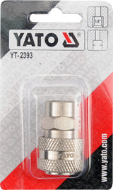 QUICK COUPLER 1/4"(F)X1/4"(F) (YT-2393)