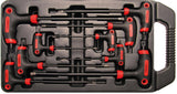 T-HANDLE L-TYPE WRENCH SET | T-STAR TAMPERPROOF (FOR TORX) | T10 - T50 | 9 PCS. (7880)