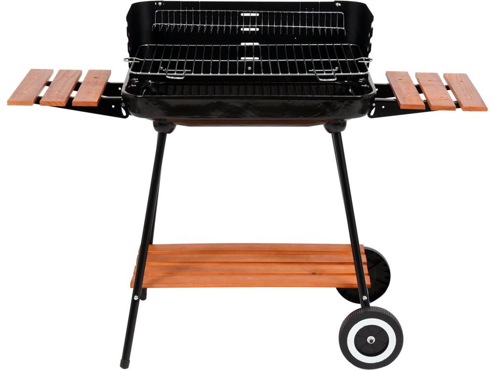 OUTDOOR GRILL | WITH SHELVES | 53X33 CM (99589)