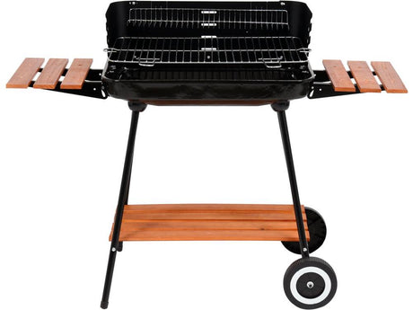 OUTDOOR GRILL | WITH SHELVES | 53X33 CM (99589)