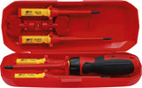 VDE SCREWDRIVER SET | WITH INTERCHANGEABLE BLADES | 8 PCS. (35813)