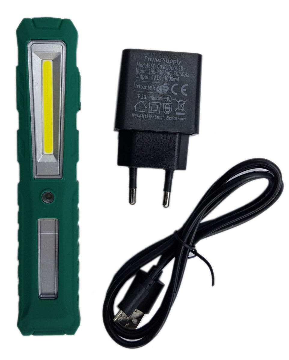 WORK LAMP RECHARGEABLE LI-ION, 1X2W COB LED (CW12)
