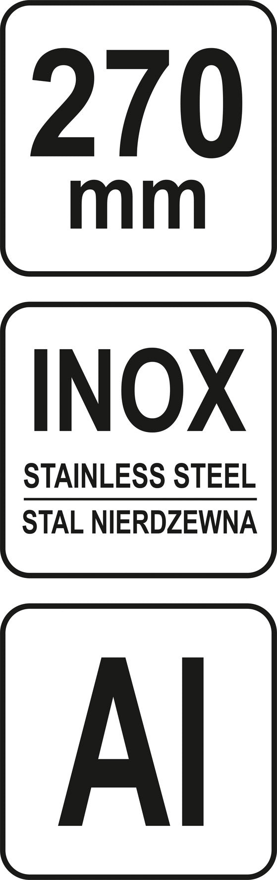 STEEL SET SQUARE (YT-70781)