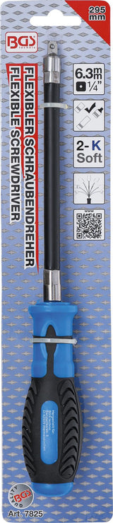 FLEXIBLE SOCKET DRIVER | EXTERNAL SQUARE 6.3 MM (1/4") (7825)