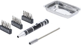 PRECISION SCREWDRIVER BIT SET | WITH MAGNETIC SHELL | 21 PCS. (20821)