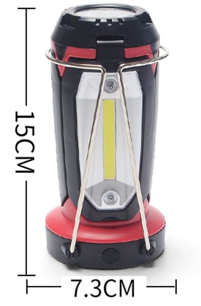 COB LED LAMP | RECHARGEABLE | 1200MAH | USB | X3 LED (CCL3)