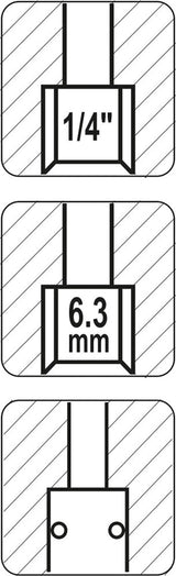 QUICK COUPLER 1/4"(F)X1/4"(F) (YT-2393)