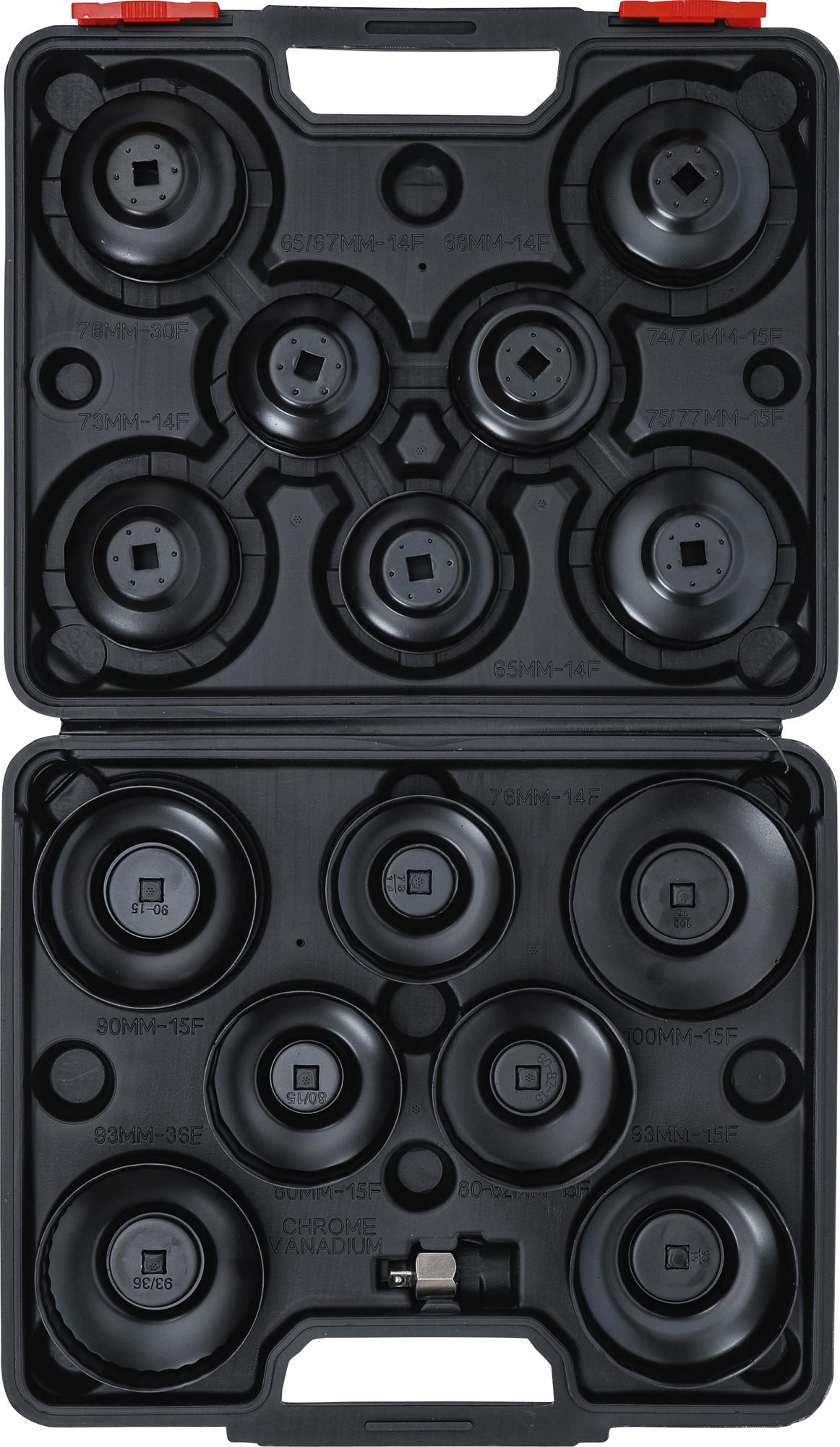 OIL FILTER CAP WRENCH SET | 10 MM (3/8") DRIVE | 14 PCS. (91036)