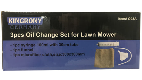 OIL CHANGE KIT FOR LAWNMOWER AND MORE | 3 PCS. (C03A)