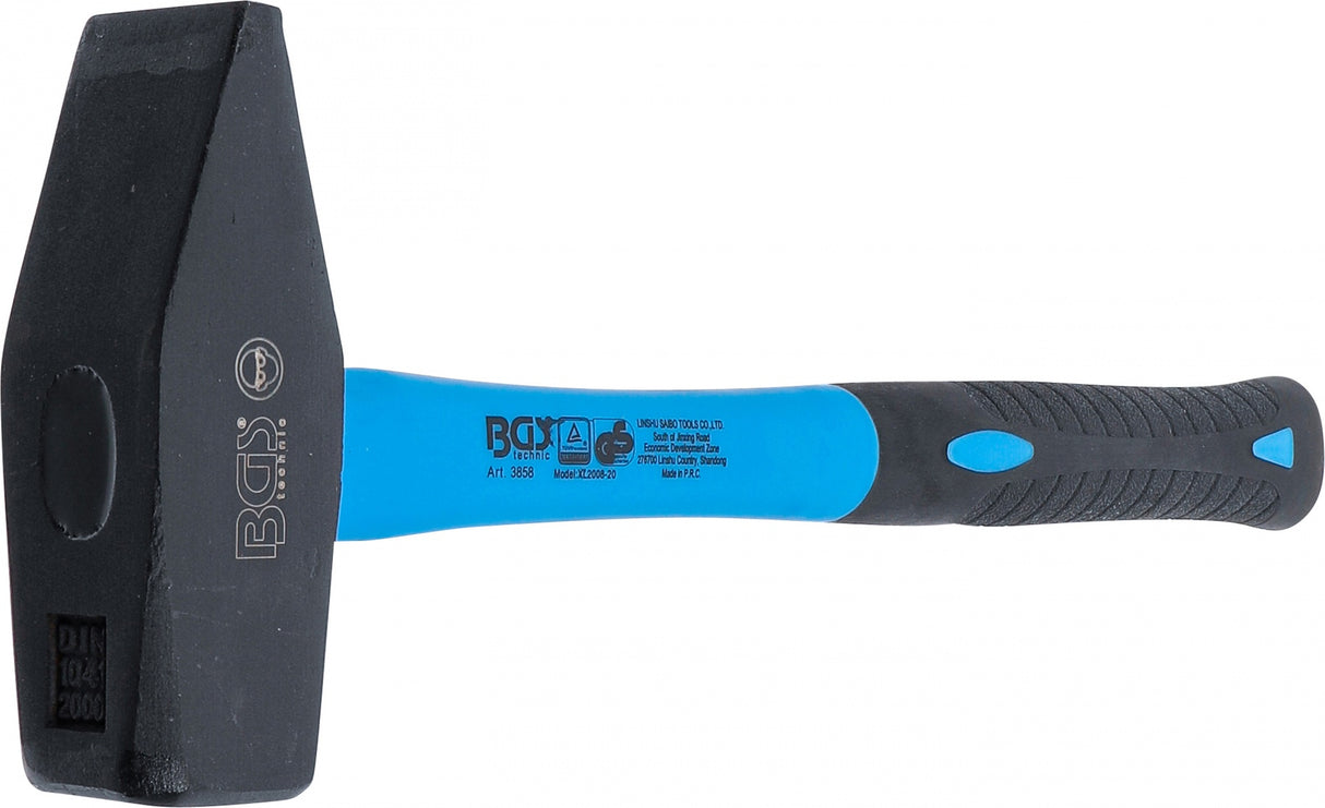 MACHINIST'S HAMMER | FIBREGLAS SHAFT | DIN 1041 | 2000 G (3858)