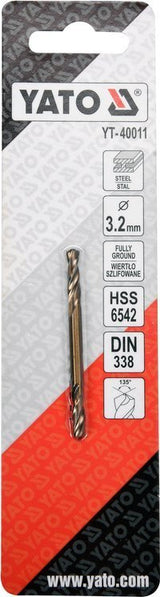 DOUBLE END METAL TWIST DRILL 3,2MM (YT-40011)