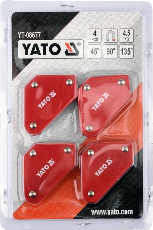 4PC MINI WELDING MAGNET HOLDER SET (YT-08677)