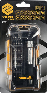 PRECISION SCREWDRIVER BIT SET 29PCS (64401)