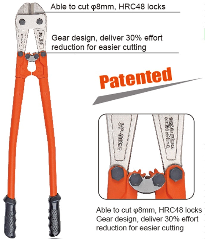 HIGH FORCE BOLT CUTTER | GEARBOX | HEAVY DUTY | 24" (BC02BDS)