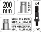 HAND RIVETER NUT M3-M6 (YT-36140)