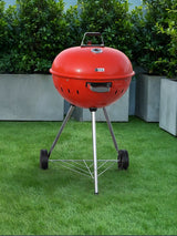 CHARCOAL BBQ, ROUNDED, 54CM RED (YG-20304)