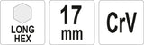HEX KEY LONG  17,0 MM (YT-05445)