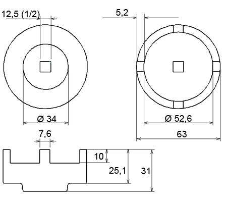 PIN JOINTS SOCKET | FOR MERCEDES-BENZ M-CLASS (8575)