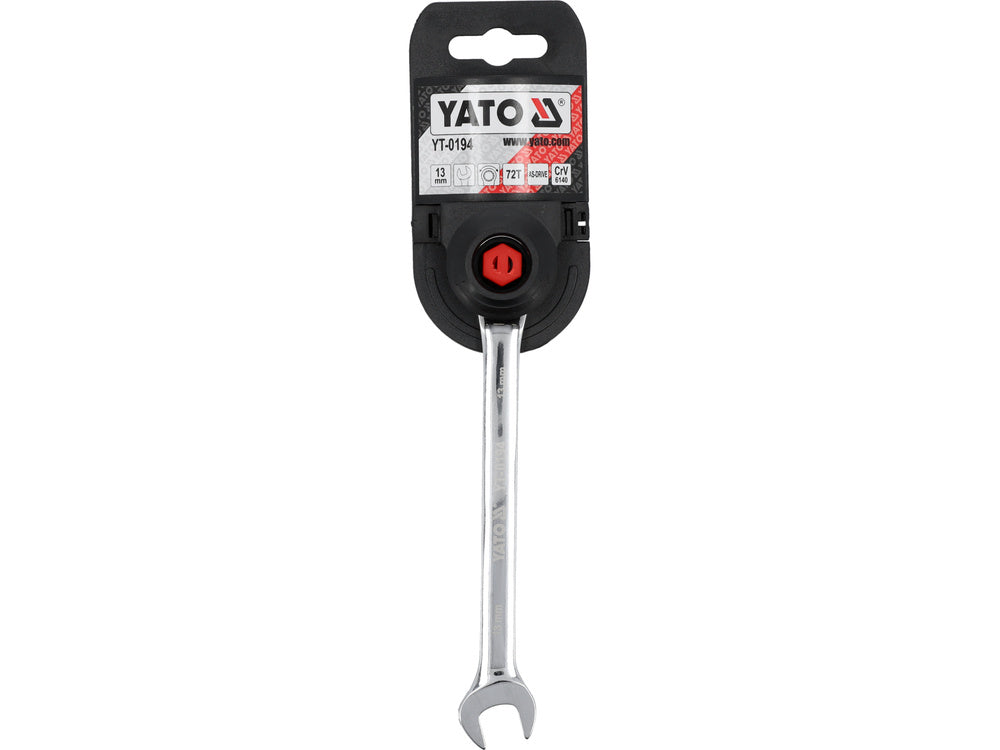 COMBINATION RATCHET WRENCH, 13MM (YT-0194)