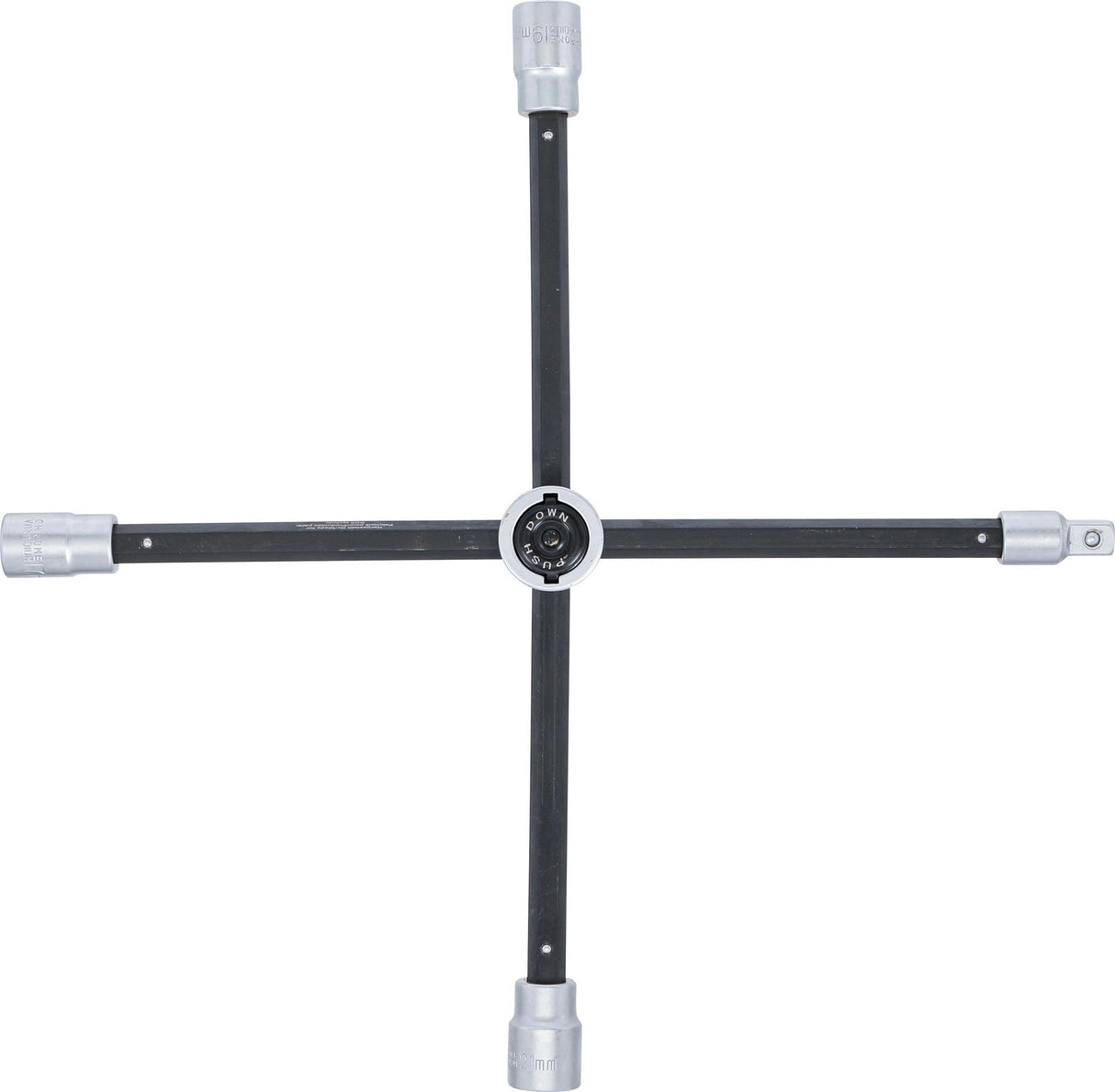 WHEEL WRENCH, FOLDABLE | FOR CARS | SQUARE | 17 X 19 X 21 X 12.5 MM (1/2") (1456)