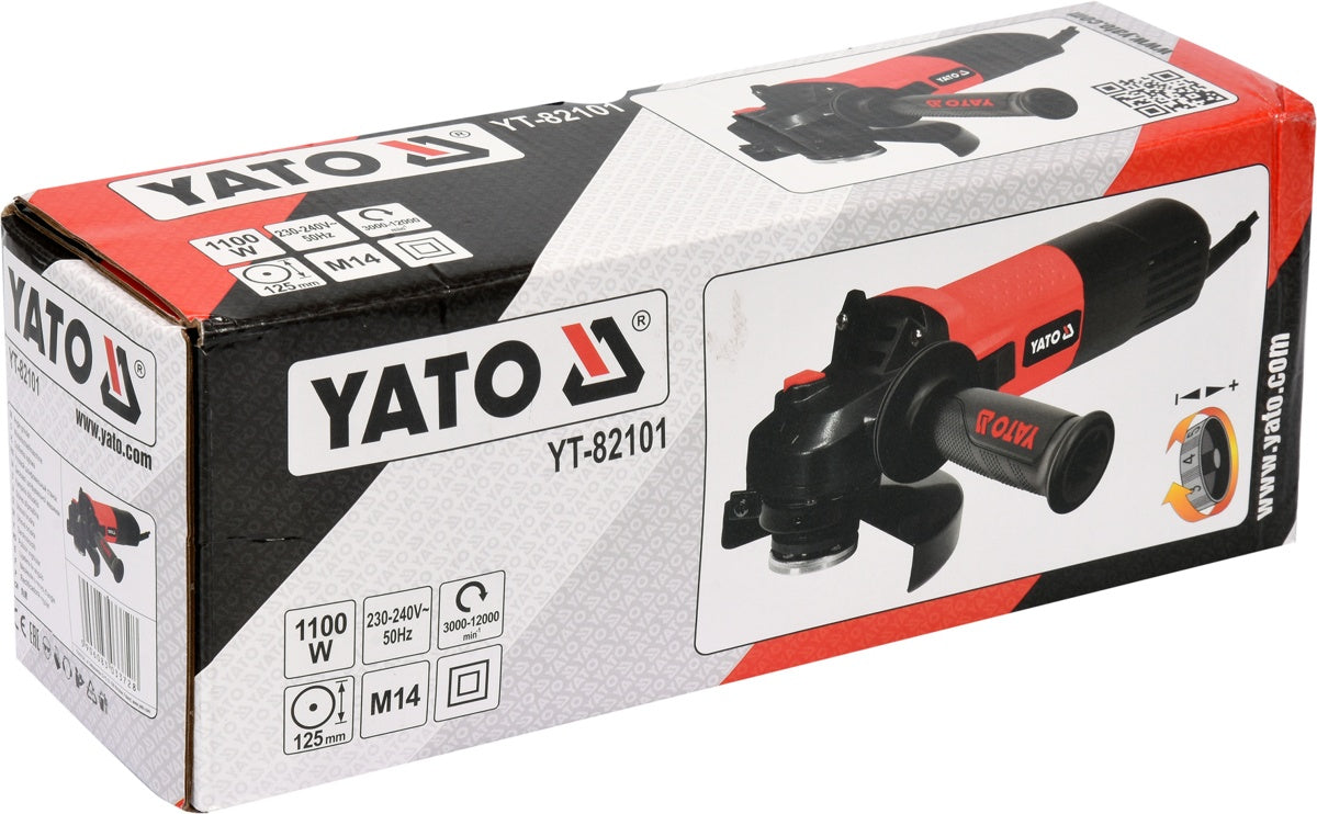 ANGLE GRINDER 1100W WITH VARIABLE SPEED (YT-82101)