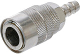 AIR QUICK COUPLER WITH 8 MM (5/16") HOSE CONNECTION | USA / FRANCE STANDARD (7059)