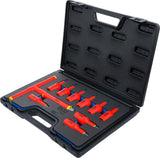 VDE BIT SOCKET SET | 12.5 MM (1/2") DRIVE | T-STAR (FOR TORX) T20 - T55 | 10 PCS. (7131)