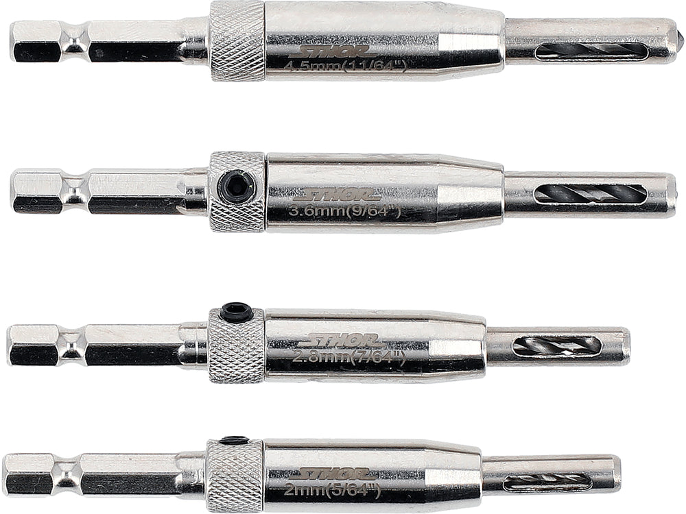 DOOR WINDOW HINGES DRILL BITS SET 4PCS (22750)