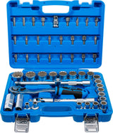 SOCKET SET 12-POINT | 12.5 MM (1/2") DRIVE | 8 - 32 MM | 51 PCS. (74509)
