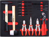 ROLLER CABINET W. TOOLS 211PCS (YT-55290)