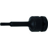 IMPACT BIT SOCKET | LENGTH 75 MM | 12.5 MM (1/2") DRIVE | SPLINE (FOR RIBE) M5 (5483-M5)