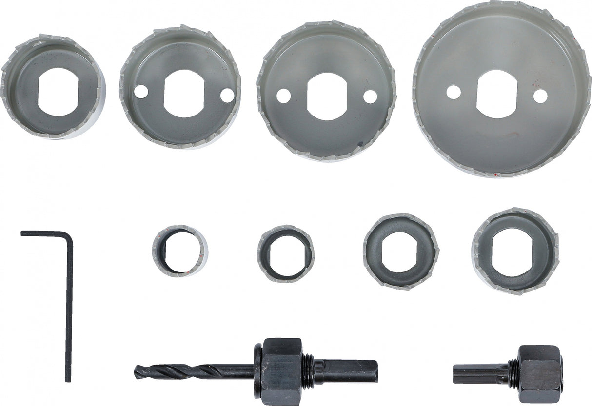 HOLE SAW SET | Ø 19 - 64 MM | DEPTH 24 MM | 11 PCS. (50315)