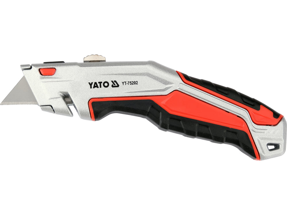 UTILITY KNIFE WITH TRAPEZOID BLADE (YT-75202)