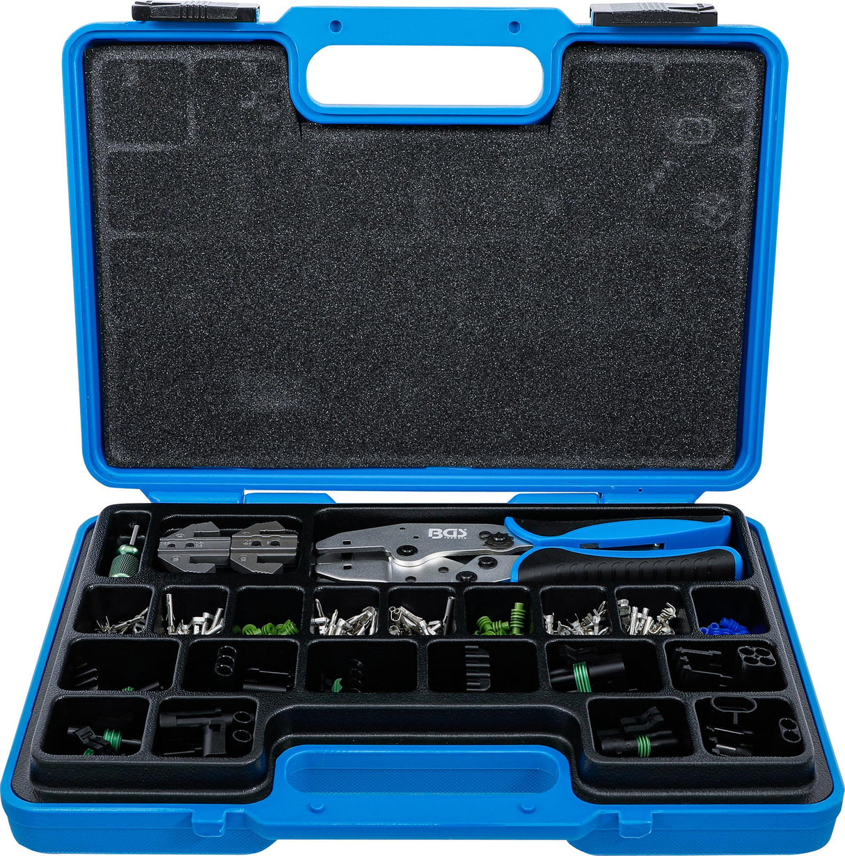 CRIMPING PLIERS SET WITH WATERPROOF CONNECTOR PARTS | 220 PCS. (9097)