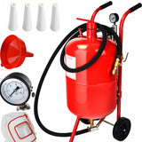 SANDBLASTING MACHINE ON WHEELS | 10 GALLONS / 38 L (PS10G)