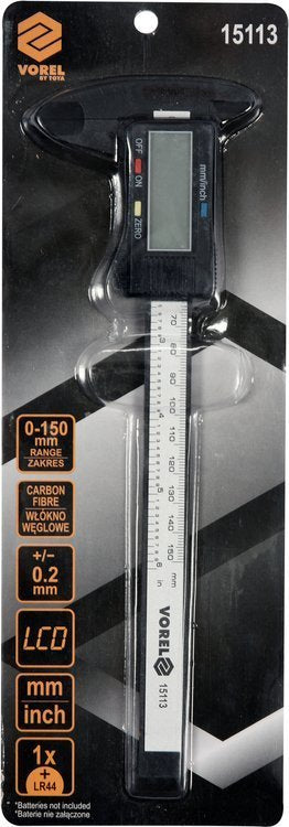 CARBON FIBER VERNIER 150MM (15113V)
