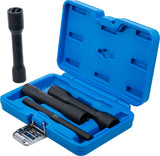 TWIST SOCKET SET (SPIRAL PROFILE) / SCREW EXTRACTOR, DEEP | 12.5 MM (1/2") DRIVE | 17 - 21 MM | 4 PCS. (5264)
