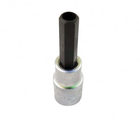 SOCKET FOR INJECTOR WITH HOLE | 12.5 MM (1/2") | HEX 10 MM | 75 MM (H10075)