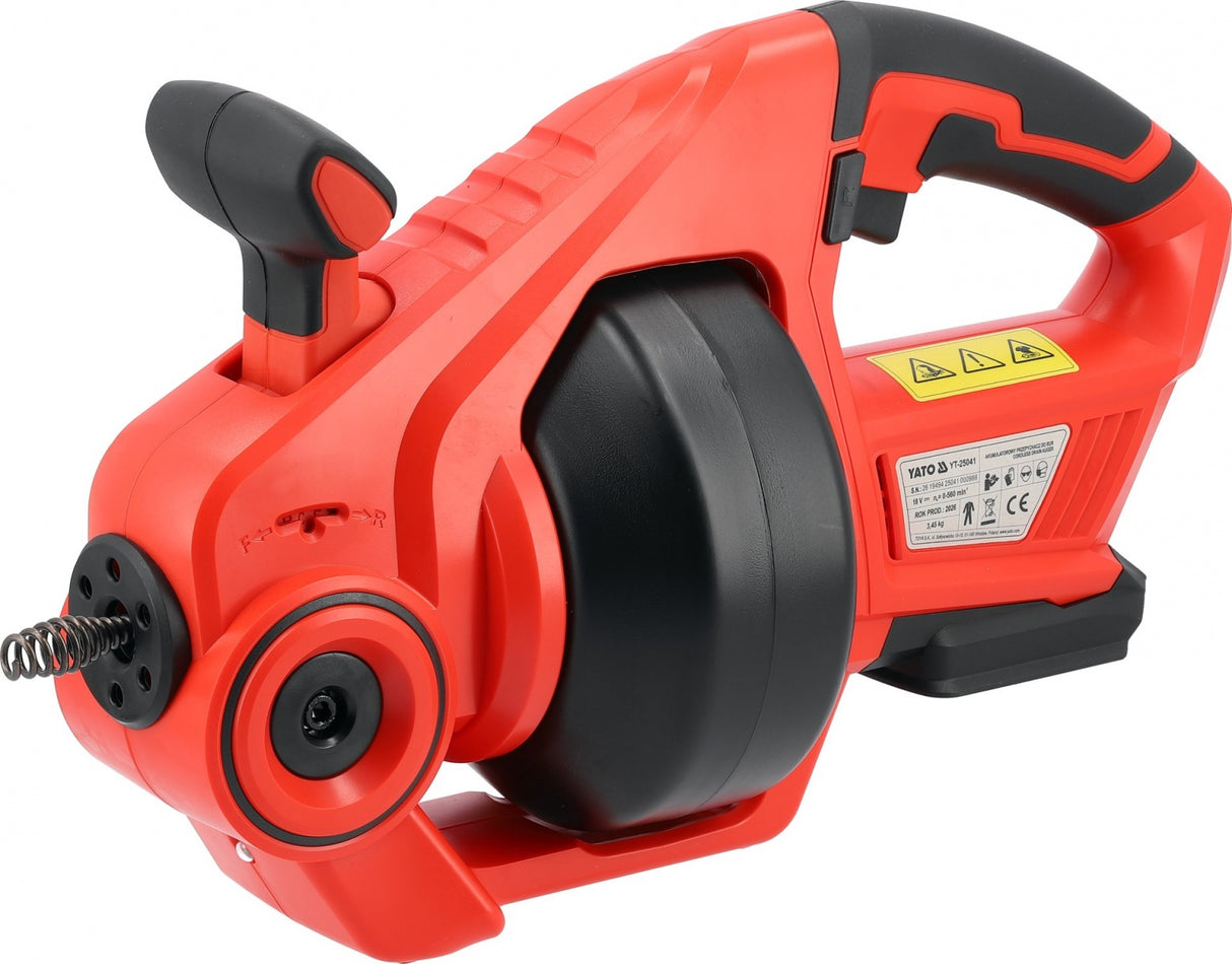 DRAIN CLEANER | 7 M | 18V | BATTERY NOT INCLUDED (YT-25041)